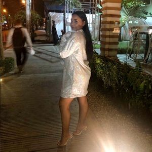 Glitter shirt dress (only worn once)